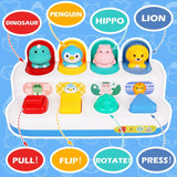 Pop Up Activity Toy – Upptäcka & lära – Sensoriska babyleksaker