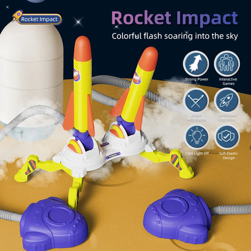 Air Rocket - Hoppa & Släpp - Raketleksak