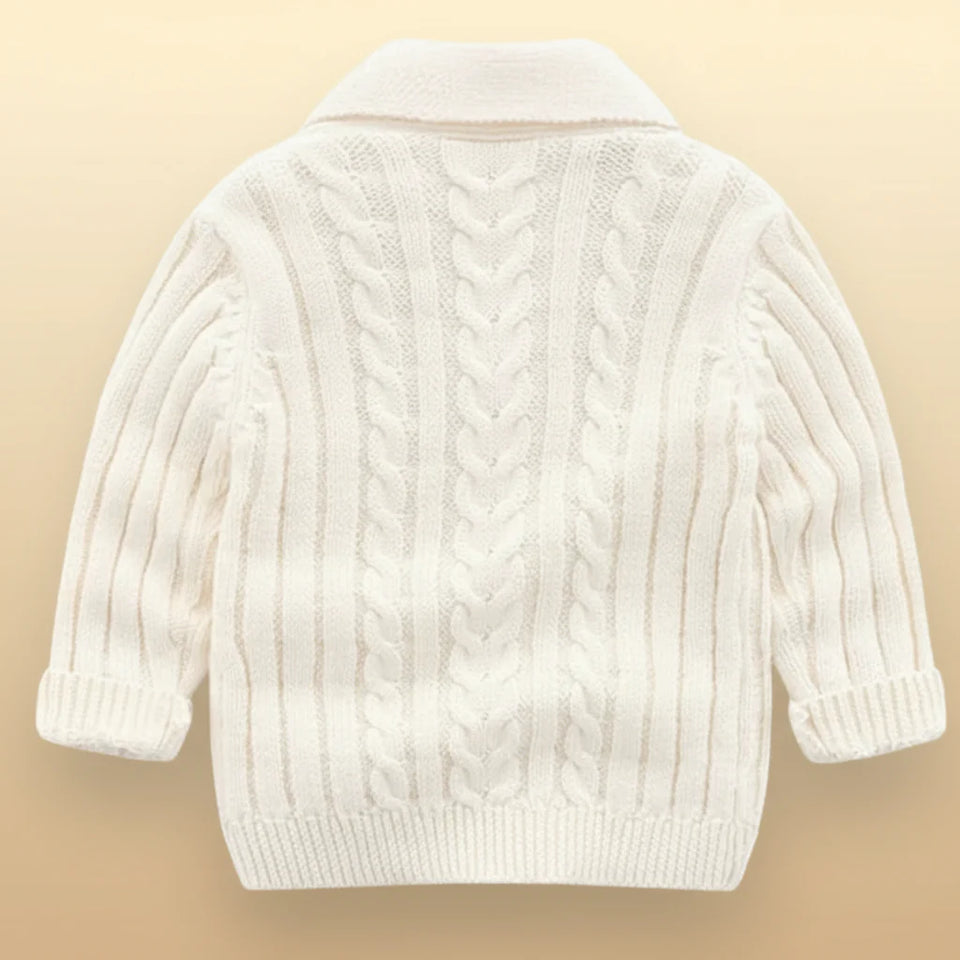 CozyCub – Bekväm och modern – stickad barnkofta