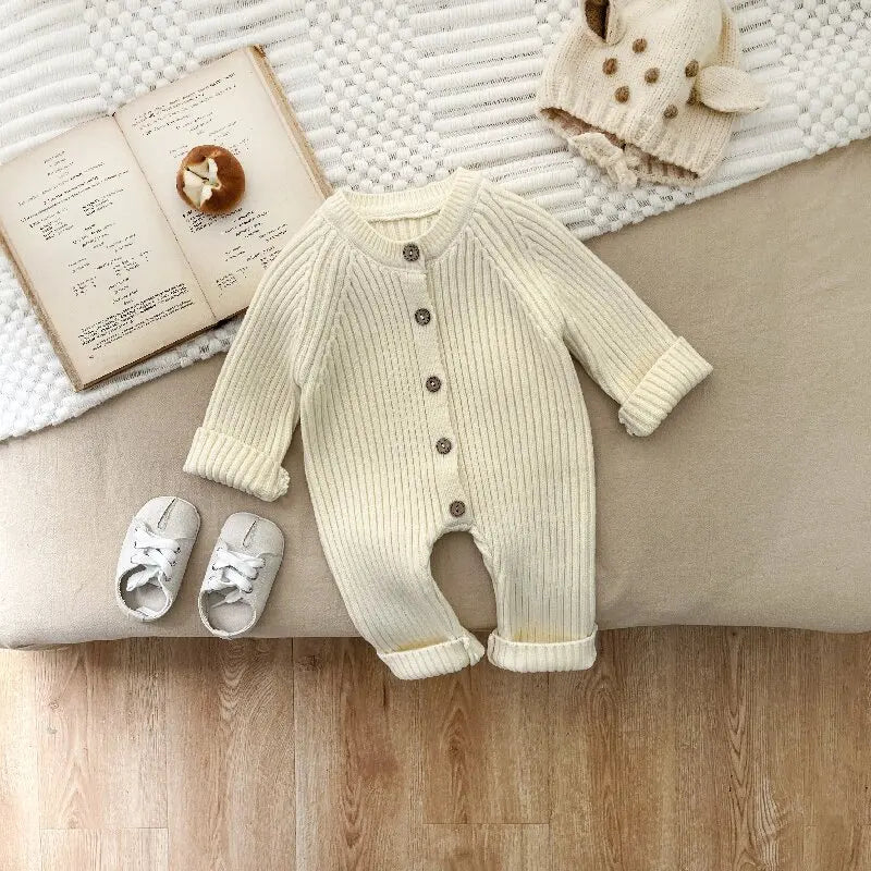 CozyCotton – Bekväm & snygg - Stickad Romper
