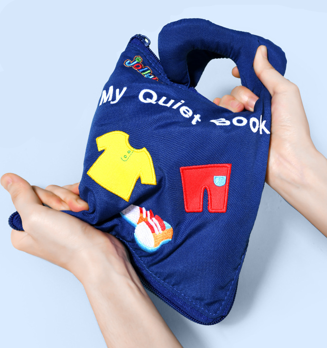 Quiet Book™ - Montessori aktivitetsbok | Utveckla din finmotorik