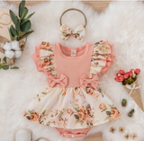 Mini Fashion™ - Mjuk mot huden - Sparkdräkt för flickor