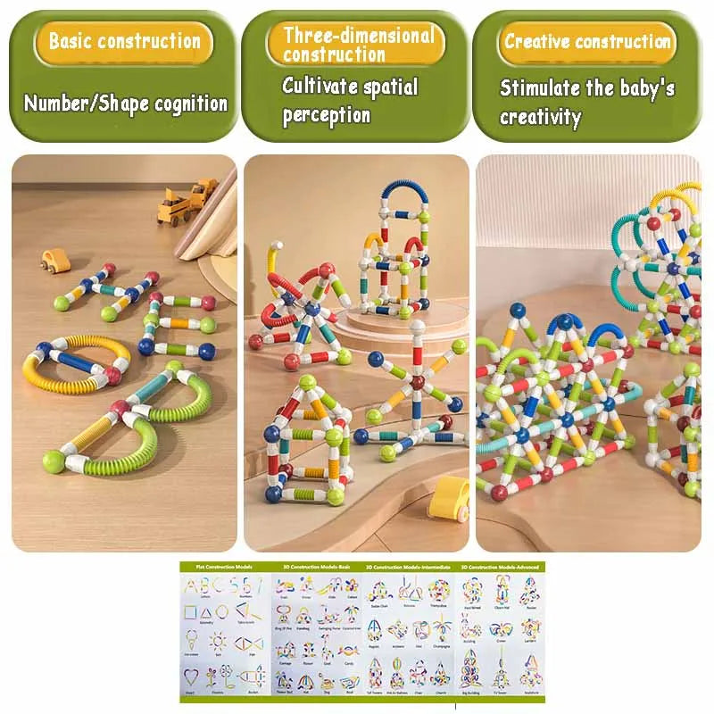Magnetic Sticks - Oändligt byggande – flexibla magnetiska pinnar