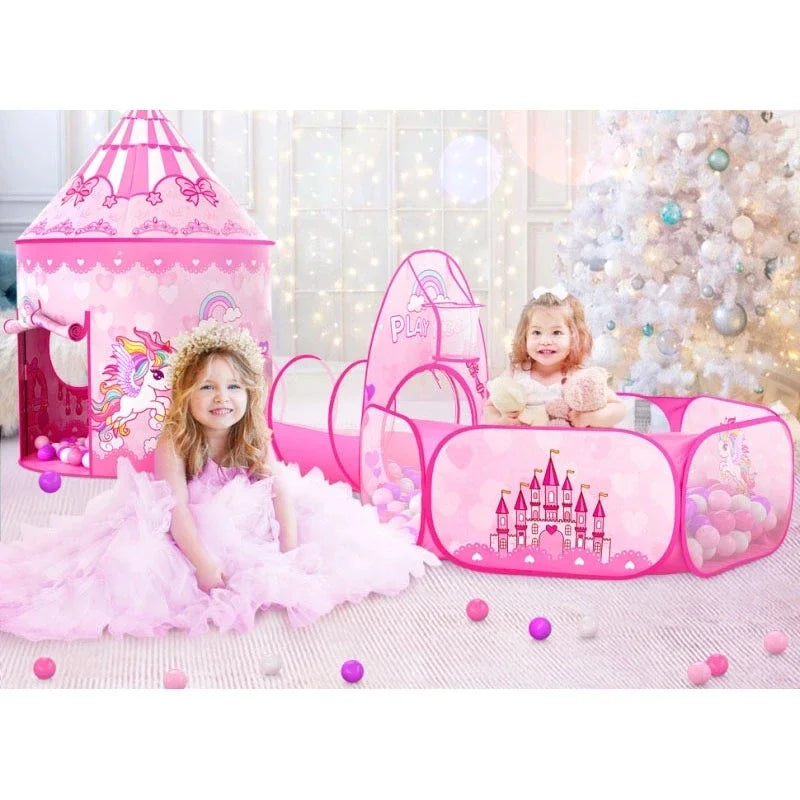 Unicorn Tent™ – Magisk lekstund – Rosa lektält