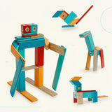 MagPlayer – Kreativt & Motorik – DIY Trämagnetiska byggklossar