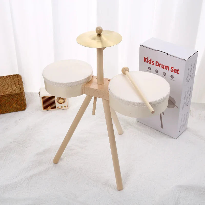 Kids Wooden Drum Toy – Musik & Kreativitet – Trumset