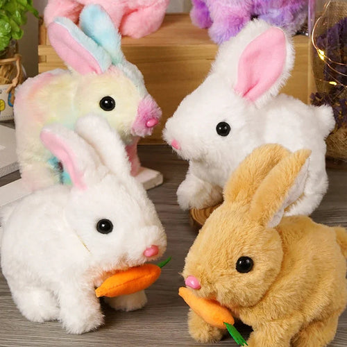 Electric Bunny™ – Levande och mysig – Kanin i plysch