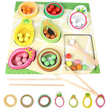 Toddler Clips™ - Frukt- och formmatchning - Sorteringsspel