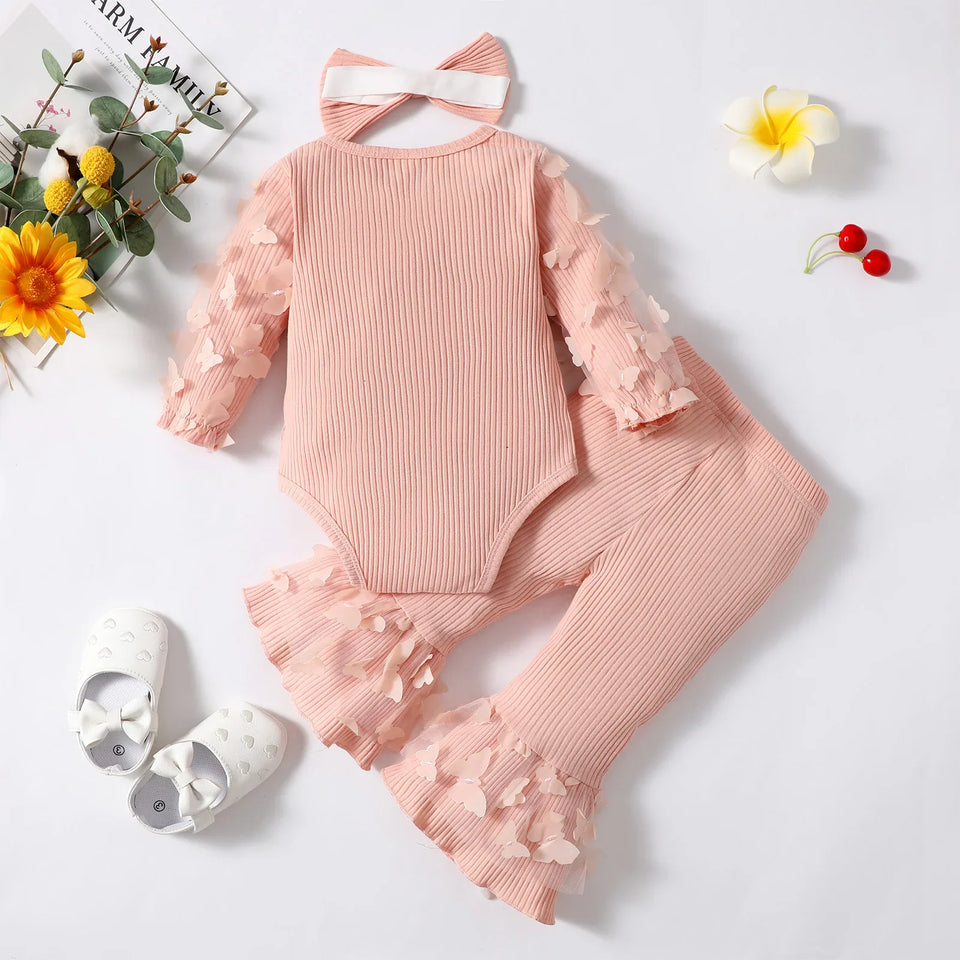 Mini Fashion™ - 'Pappas lilla flicka' - Romper & byxor för flickor
