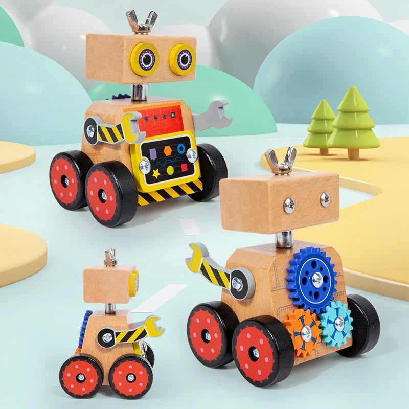Woods™ - Bygg & Lek - Byggrobot i trä