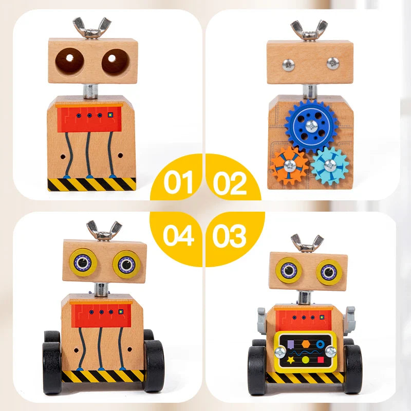 Woods™ - Bygg & Lek - Byggrobot i trä