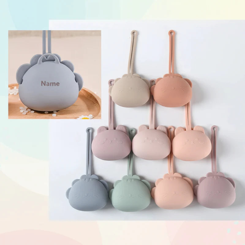 Personalized Pacifier Case – Graverad & praktisk – Personlig napphållare