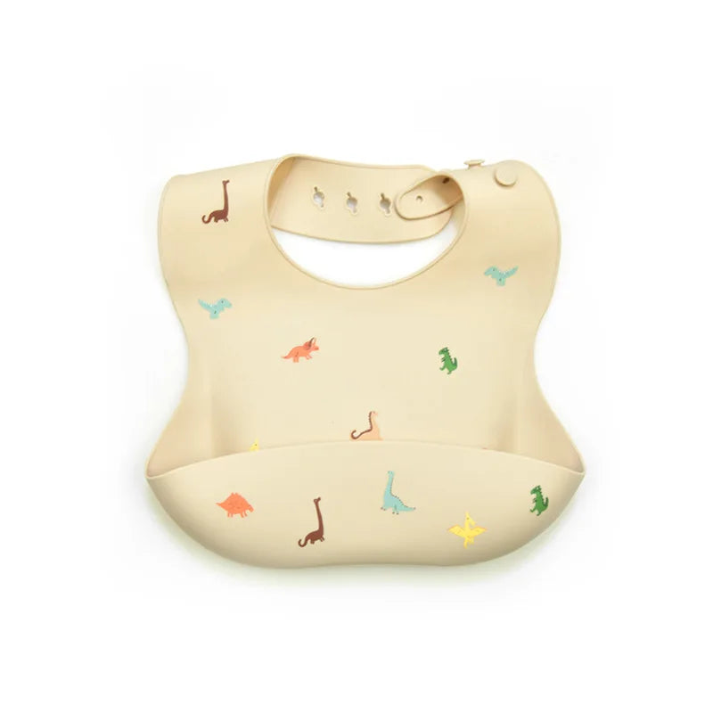 Silicone Bib - Vattentät och moderiktig - Babyhaklapp i silikon