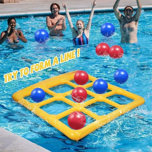 Pool Tic Tac Toe – Färgglatt och roligt - Pool fyra i rad lekset