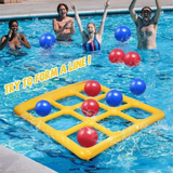 Pool Tic Tac Toe – Färgglatt och roligt - Pool fyra i rad lekset