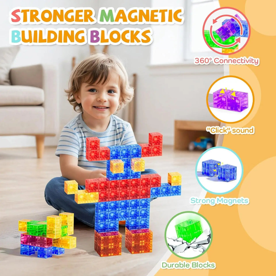 Magic Cubes - Fantasi & kul - Magnetiska byggklossar