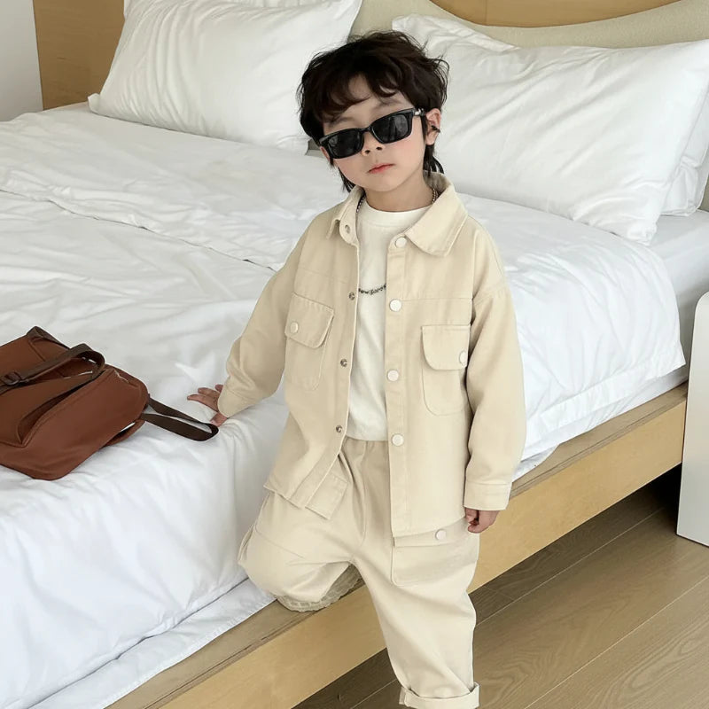 Boys Fashion – Trendigt & bekvämt – Cargo-set för pojkar