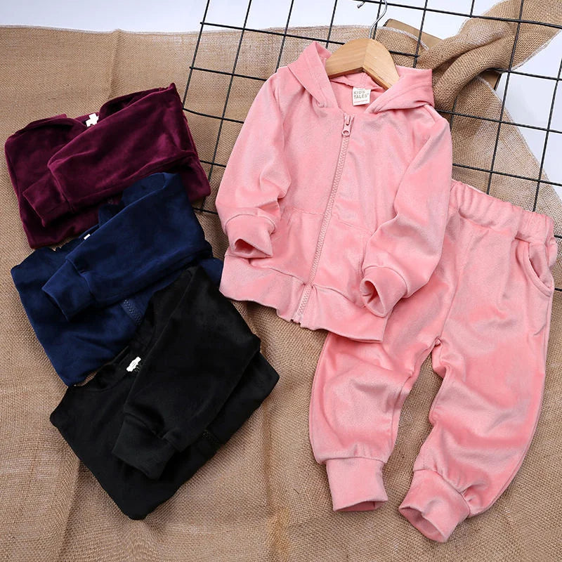 Mini Fashion™ – Mjuk och varm – Joggingdräkt