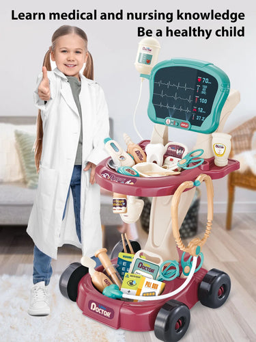 Mini Medic - Försiktig och smart - Doktorns vagn Leksaksset