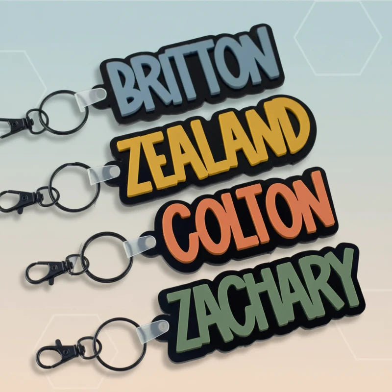 Custom Acrylic Keychain – För väskor och nycklar –  Personlig nyckelring