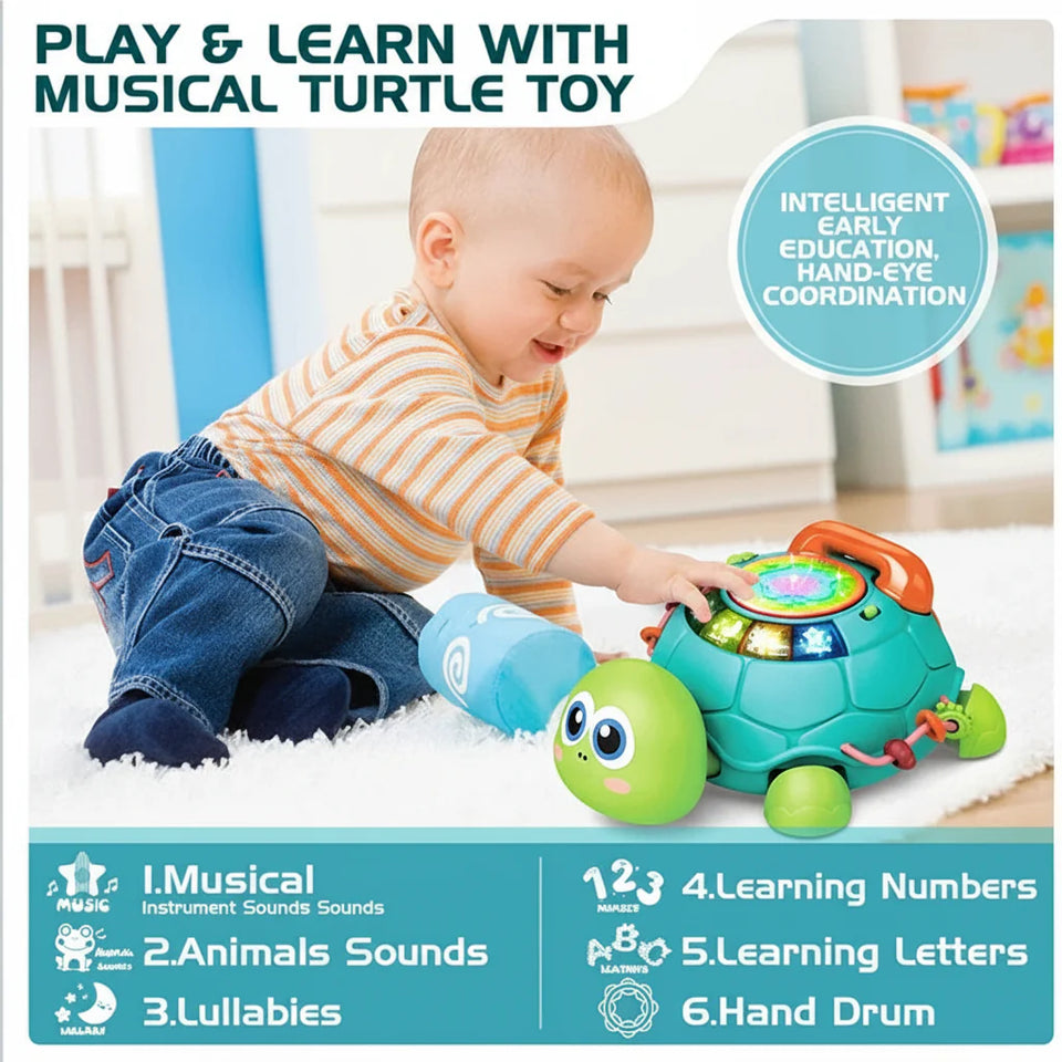 SmartTurtle – Interaktiv & musikalisk - sköldpaddsleksak med sånger