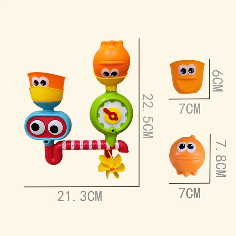 Waterwheel Fun™ – Turn & Splash Vattenlek – Badleksaker för barn