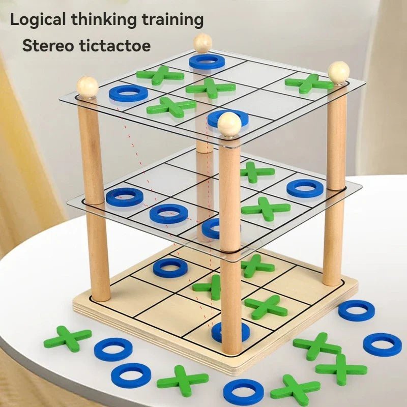 LogicTower – Pedagogiskt & Smart – Tre i rad 3D