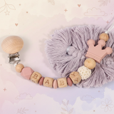 Personalized Pacifier Chain – Säker & stilfull – Personlig nappkedja