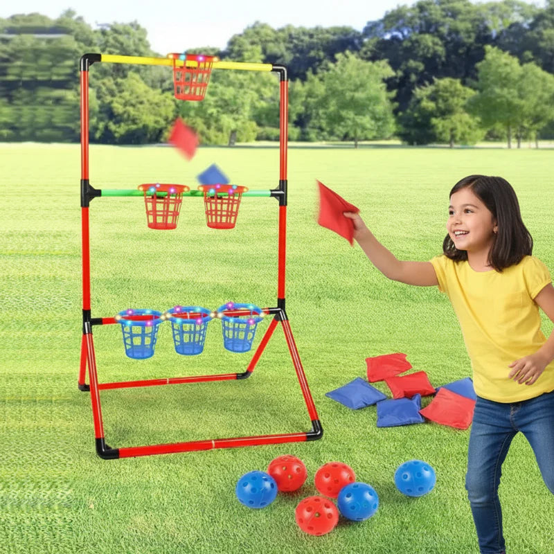 Sandbag Toss Game – Interaktivt & utomhus – Spelset med kornpåsar