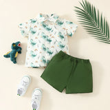 Mini Fashion™ - Dinosaurietryck - Set med sommarkläder