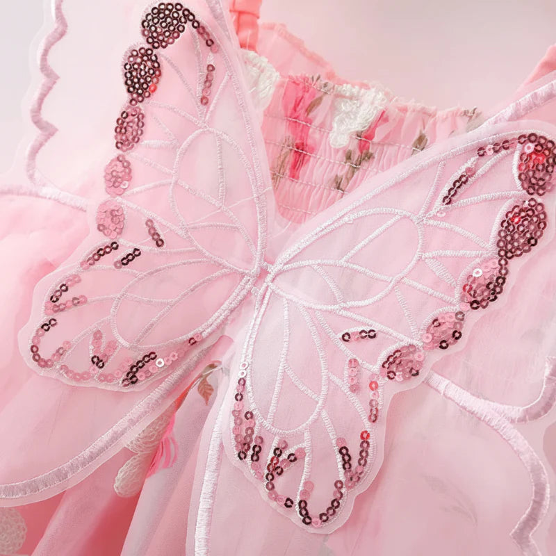 Girls Butterfly Dress – Söt & luftig – barnklänning