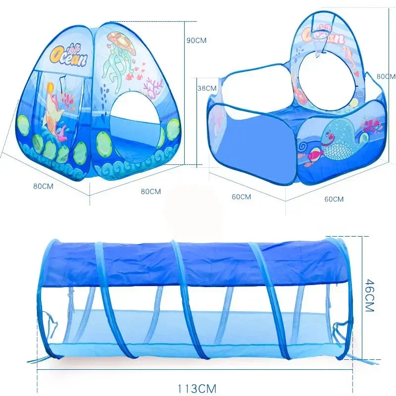 Fun Fort - Kasta och skrika - Lekstält för barn