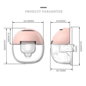 MammaEase – Tyst & säker - handsfree-bröstpump