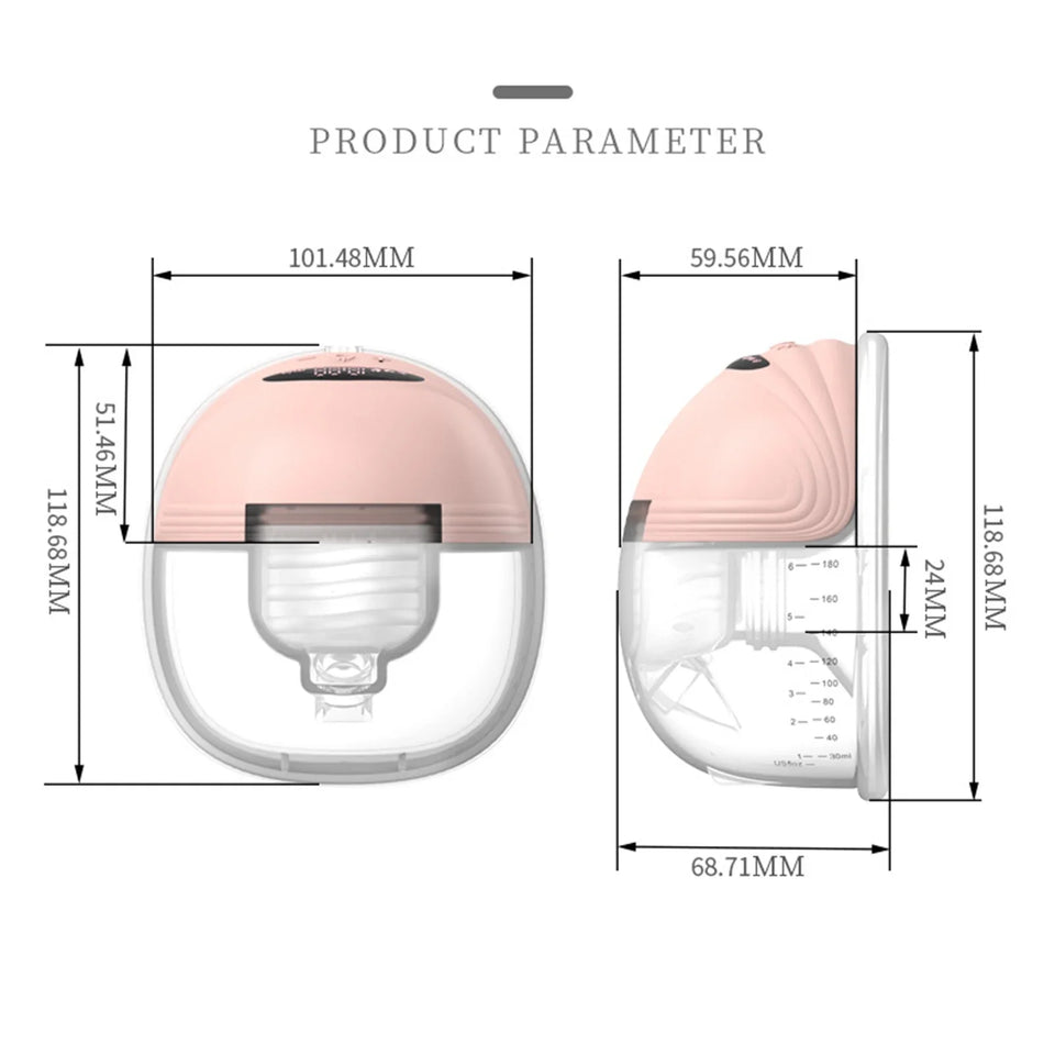MammaEase – Tyst & säker - handsfree-bröstpump