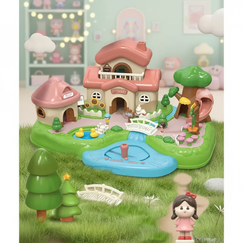 Magnetic Princess Castle – Kreativt & magiskt – magnetiskt dockhus-lekset