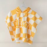 Personalized Hooded Towel – Mjuk & unik – Personlig badkap för barn