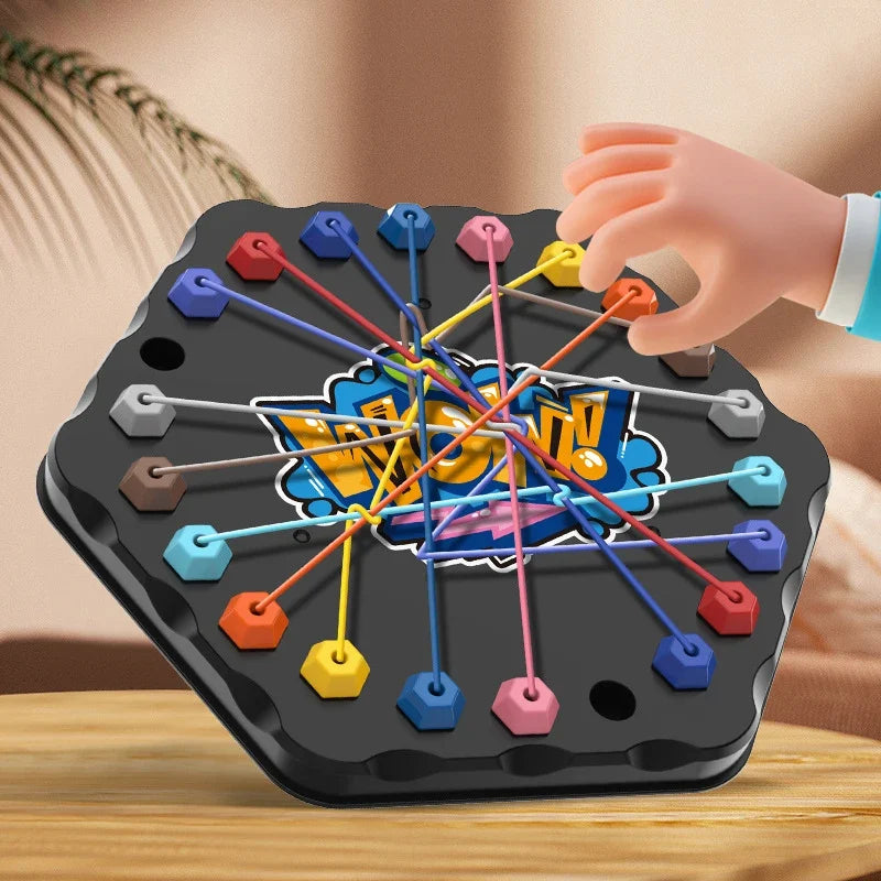 Color Rope Logic Game – Tänk & Interaktivt – Brädspel