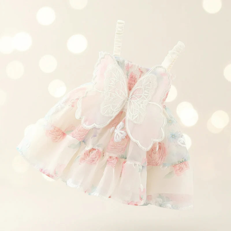 Girls Butterfly Dress – Söt & luftig – barnklänning