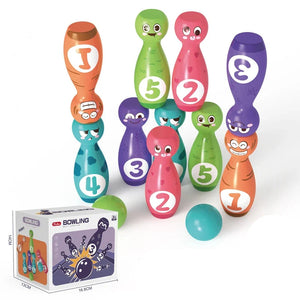 Bowling Game Set - Färgglatt & roligt – leksakskegelsats