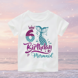 Birthday Graphic Tee – Söt & luftig – Födelsedags-T-shirt för barn