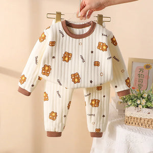 Mini Fashion™ - Ultramjuk bomullskomfort - Pyjamas för småbarn