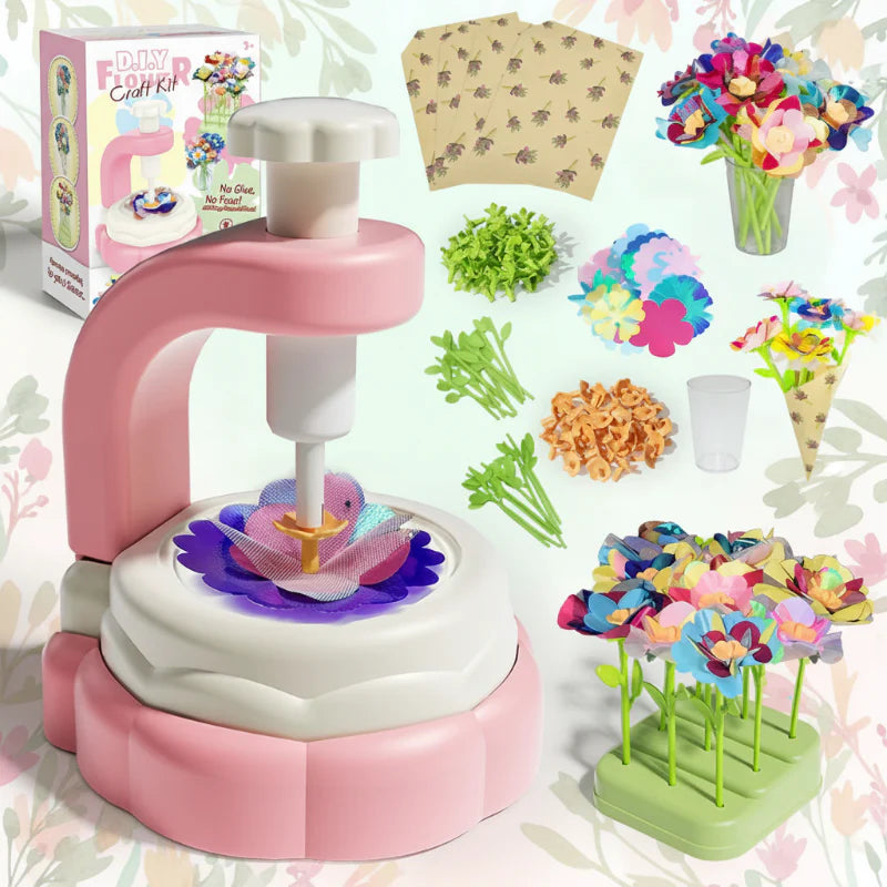 DIY Flower Bouquet Toy – Kreativt & interaktivt – Blomsterpyssel-set