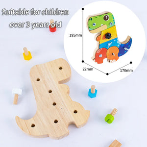 Dino Screwdriver Board™ - Vänd & Utforska - Sensoriska leksaker