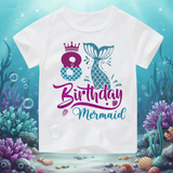 Birthday Graphic Tee – Söt & luftig – Födelsedags-T-shirt för barn