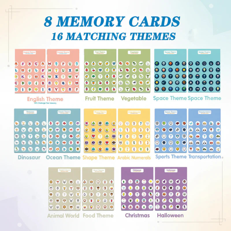 Memory Matching Game – Lärorikt & utvecklande – Minnesspel