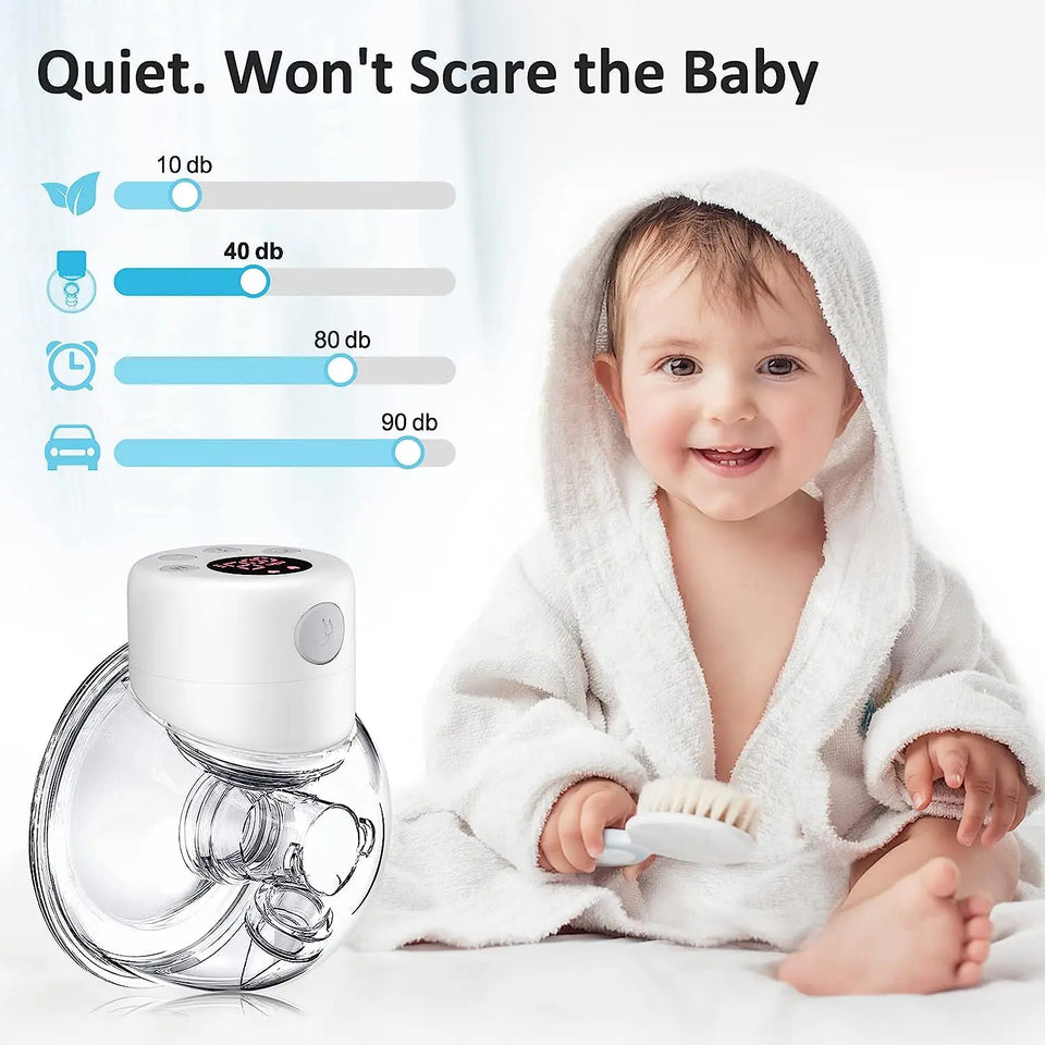 MammaFlow – Trådlös & diskret - handsfree elektrisk bröstpump