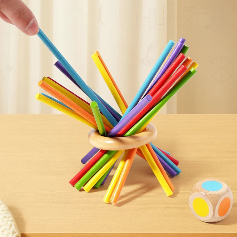 Wooden Stick Battle Game – Tänk & Interaktivt – Strategiskt brädspel