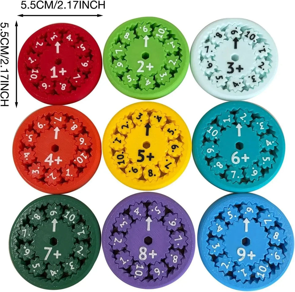 Whiz Spinner – Räkna & Troll – Matematik Fidget