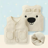 Baby Bear Fleece Vest – Varm och mjuk – Barnväst med björnmotiv