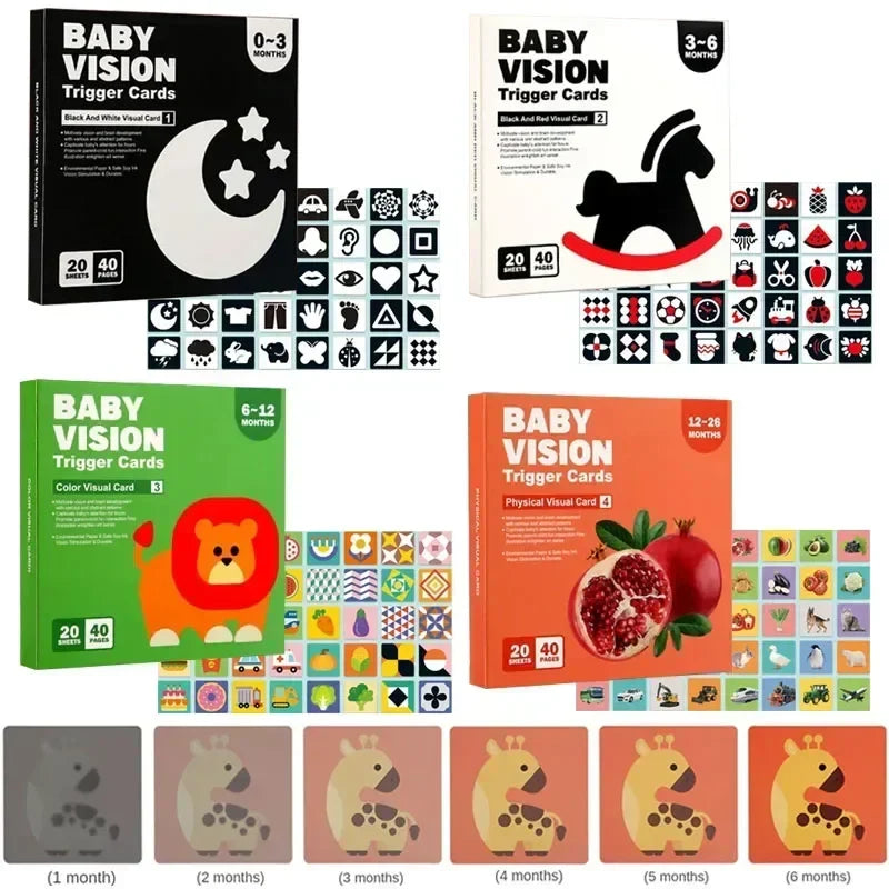 VisionBook – Utbildande & lärorikt – Babykognitionskortbok